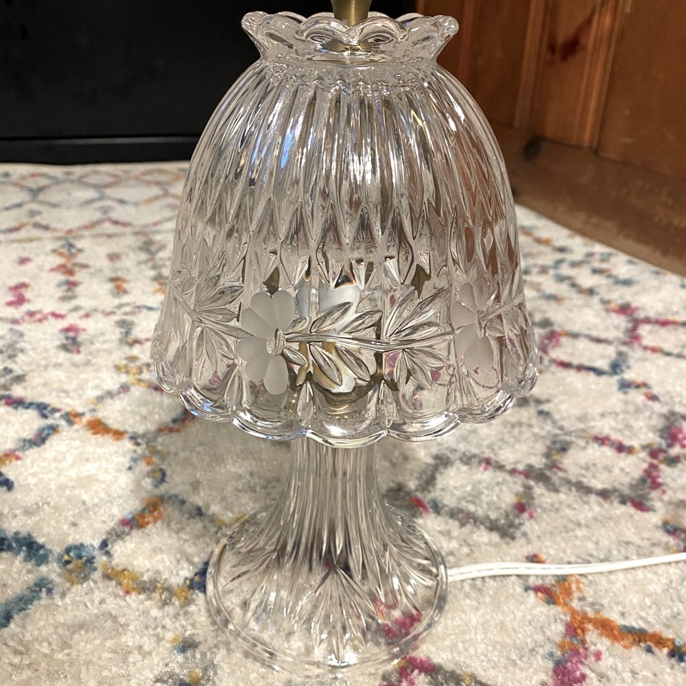 Princess House Crystal Lamp